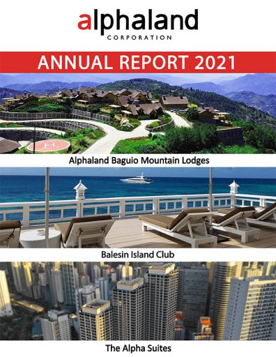 Alphaland 2021 Annual Report-cover